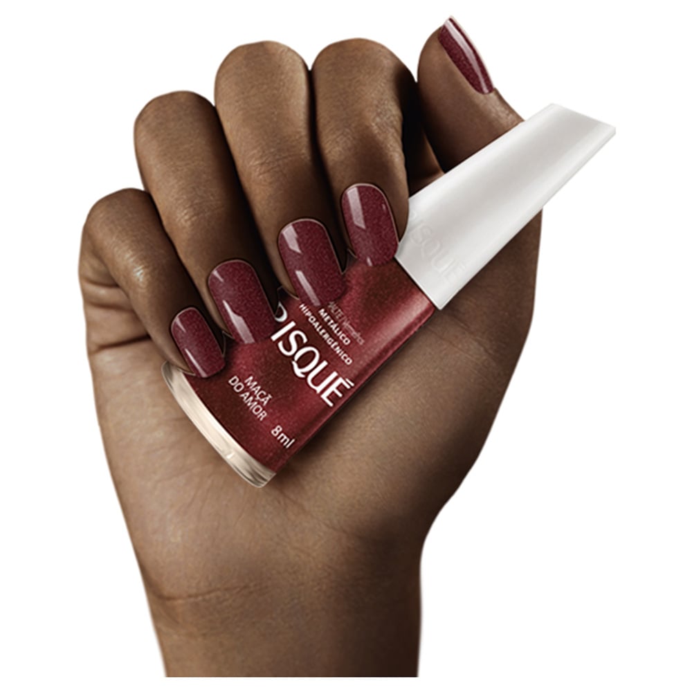 Esmalte Metálico Risqué Maçã do Amor 8ml