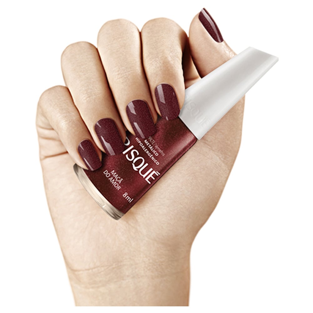 Esmalte Metálico Risqué Maçã do Amor 8ml