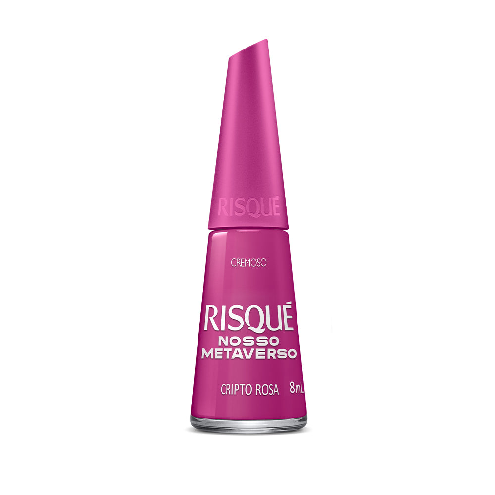 Esmalte Risqué Voltei Cripto Rosa 8ml
