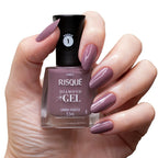 Esmalte Risqué Diamond Gel Lavanda Francesa 9,5ml