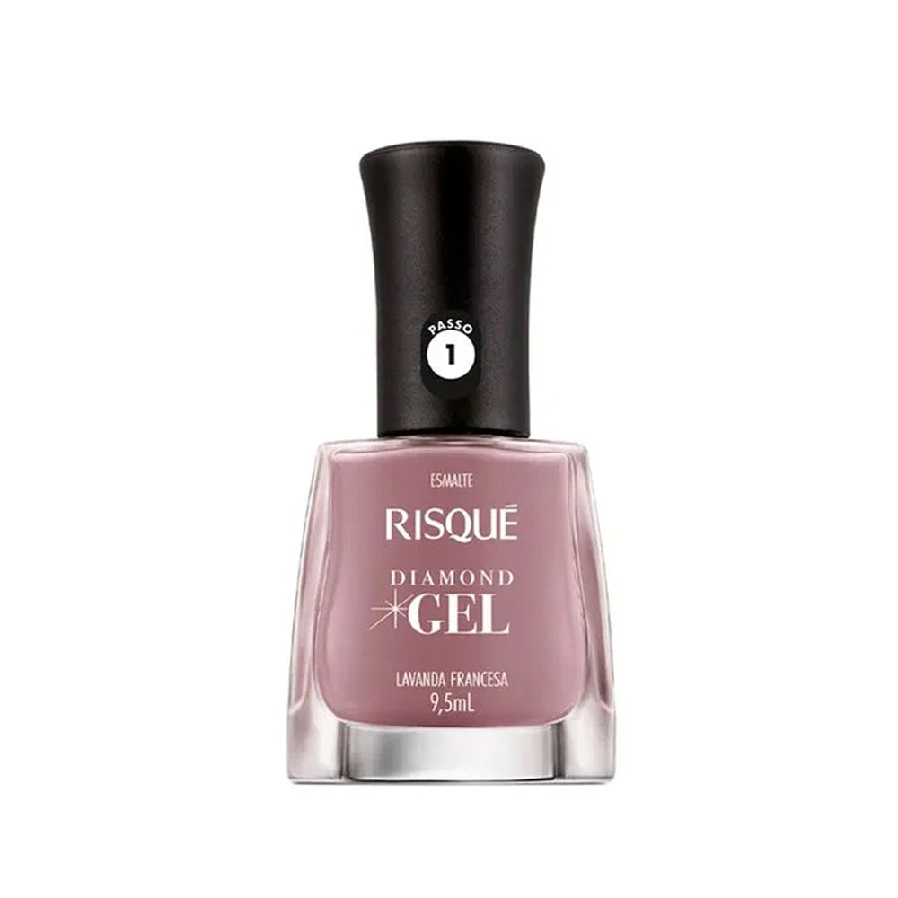 Esmalte Risqué Diamond Gel Lavanda Francesa 9,5ml