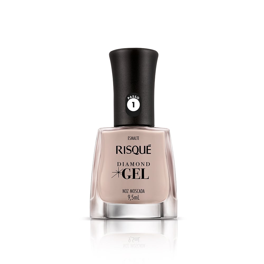 Esmalte Risqué Diamond Gel Noz Moscada 9,5ml
