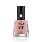 Esmalte Risqué Diamond Gel Sal Rosa 9,5ml