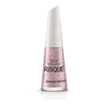 Esmalte Risqué Efeitos Glitter Granulado Rosé 8ml