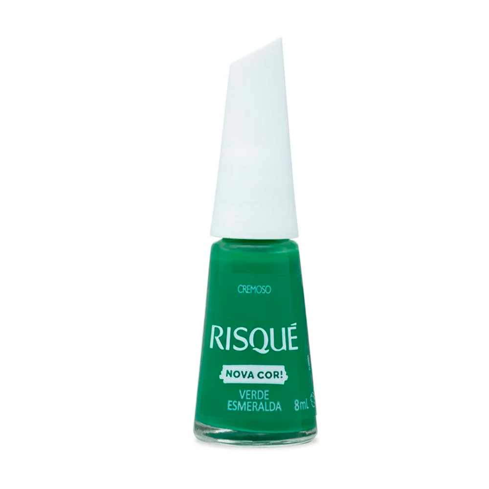 Esmalte Risqué Voltei Verde Esmeralda 8ml