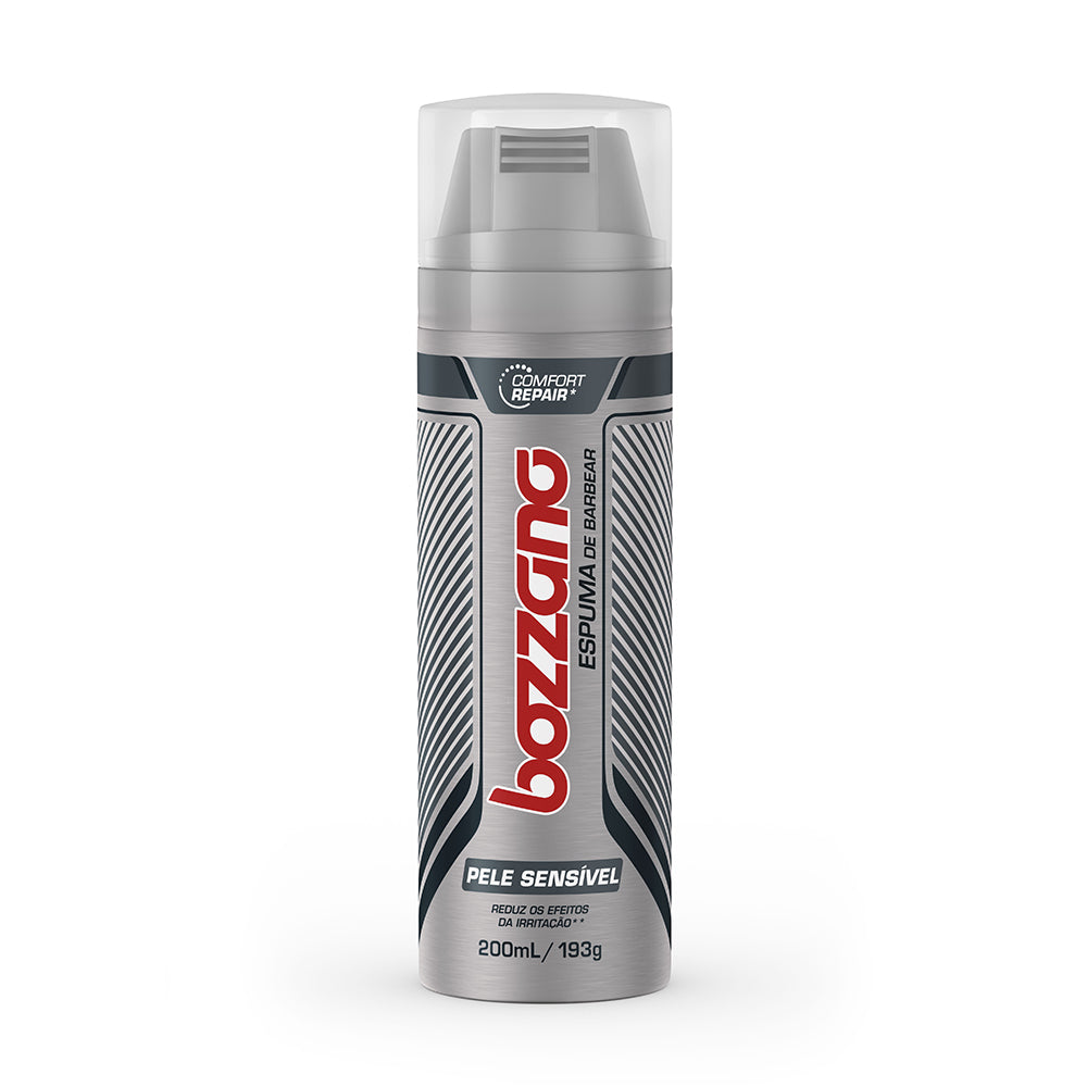 Espuma de Barbear Bozzano Pele Sensível 190g