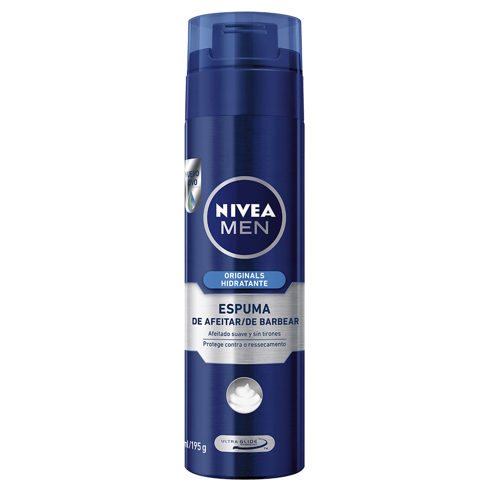Espuma de Barbear Nivea Hidratante 193ml