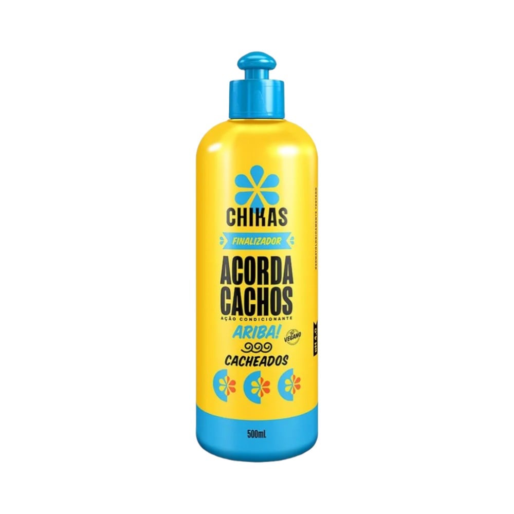 Finalizador Chikas Acorda Cachos Cabelos Cacheados 500ml