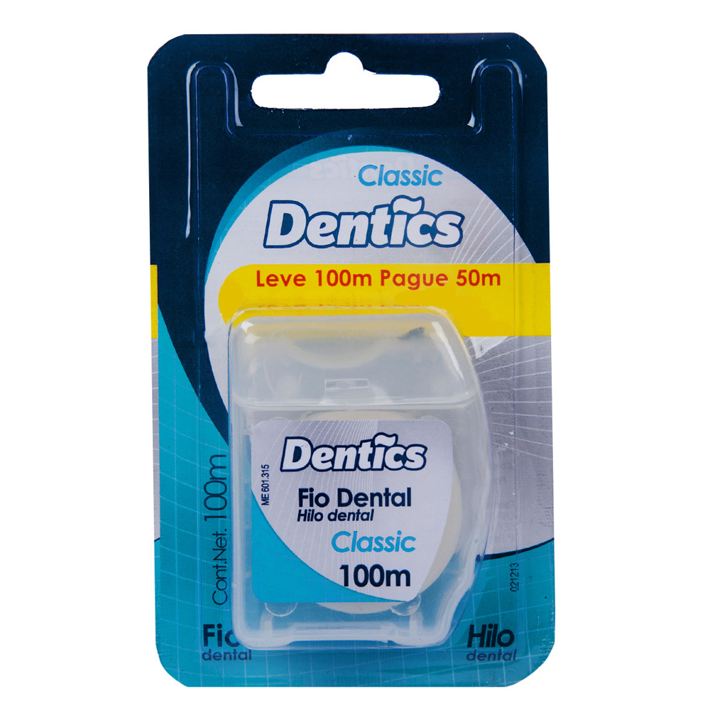 Fio Dental Dentic Classic Leve 100m Pague 50m