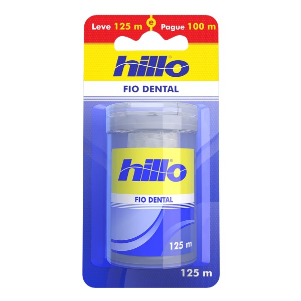 Fio Dental Hillo Tradicional Leve 125m Pague 100m