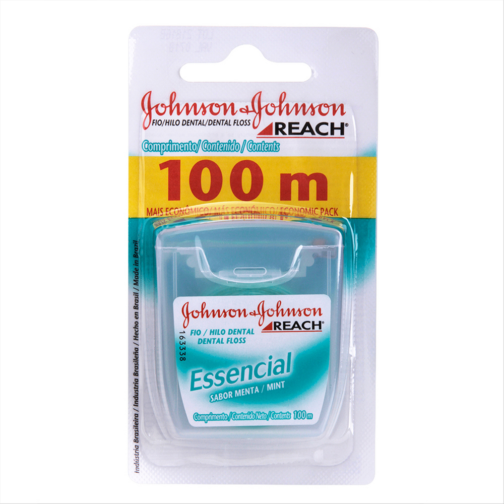 Fio Dental Johnson's Reach Essencial Menta 100m