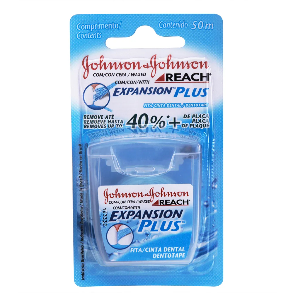 Fio Dental Johnson's Reach Expansion Plus Regular 50m