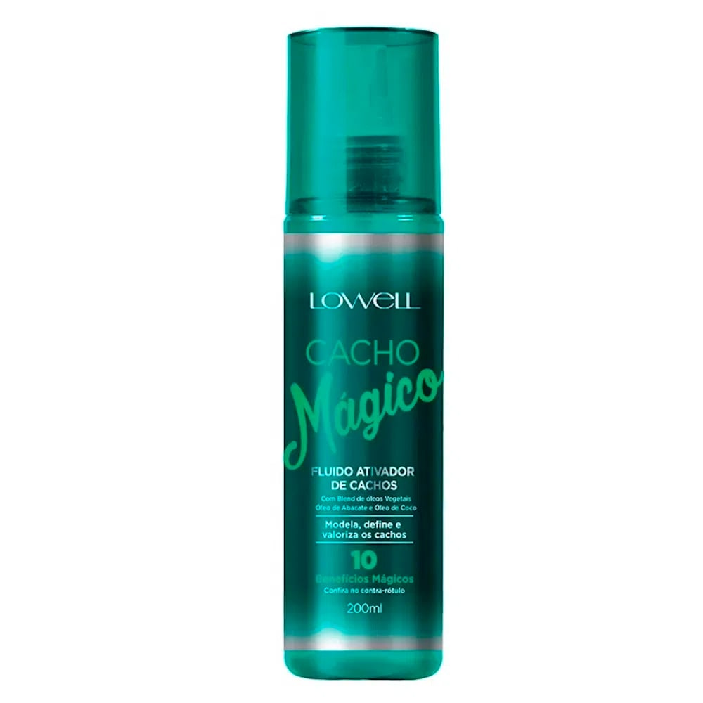 Fluido Lowell Ativador de Cachos Cacho Mágico 200ml
