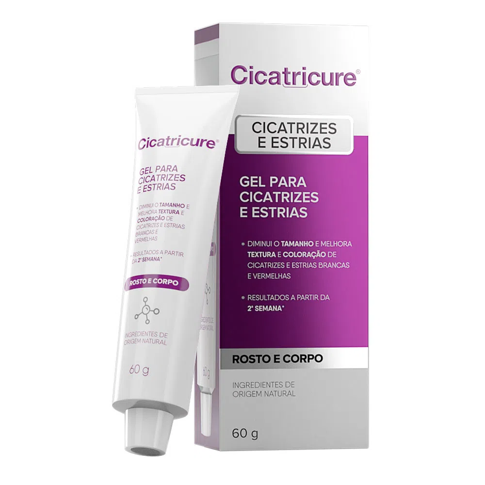 Gel Cicatricure para Cicatrizes e Estrias 60g