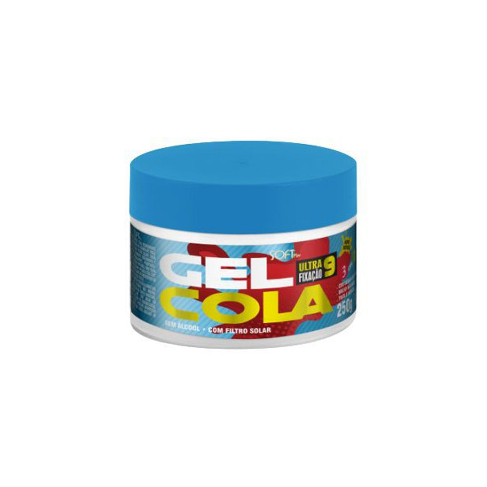 Gel Cola Soft Fix Azul 250g