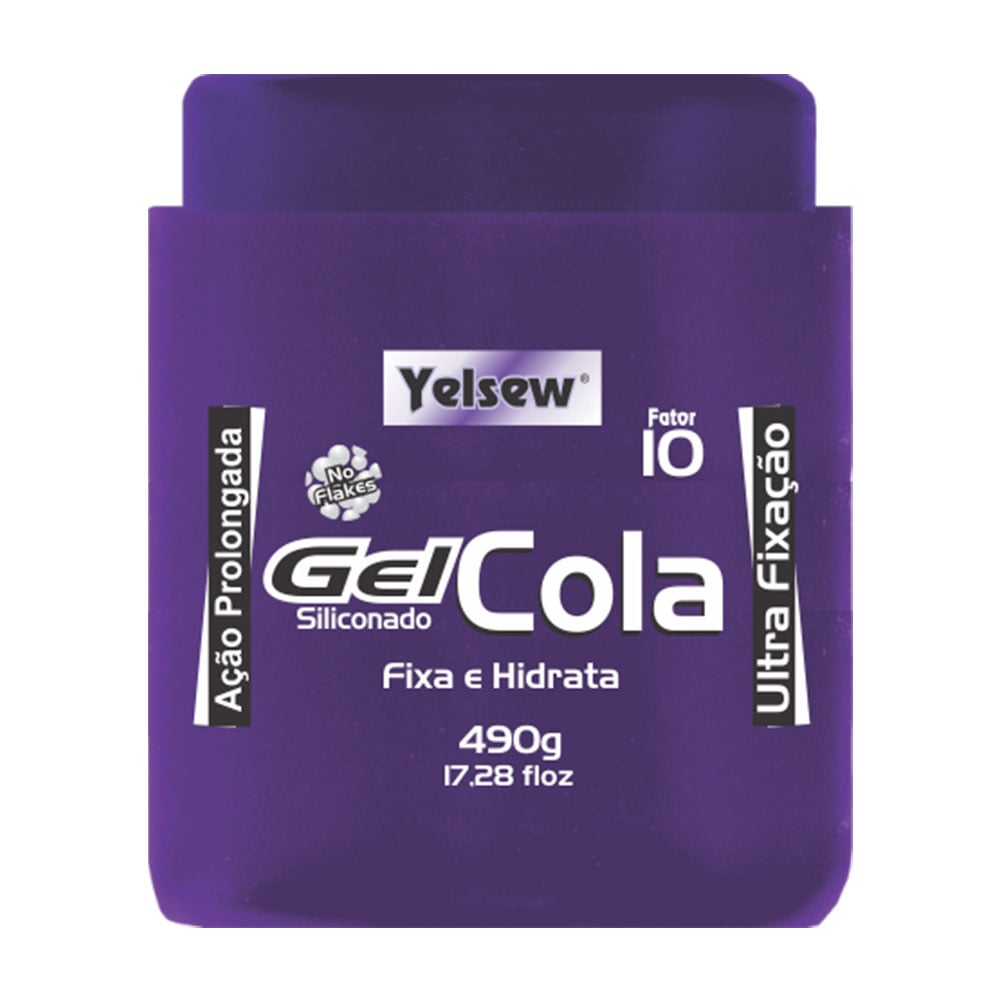 Gel Cola Yelsew Ultra Fixação Siliconado 490g