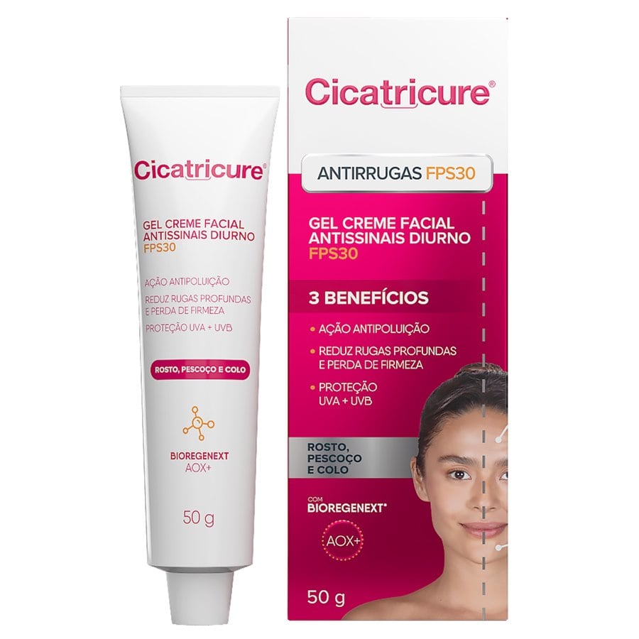 Creme Facial Cicatricure Antissinais 50g