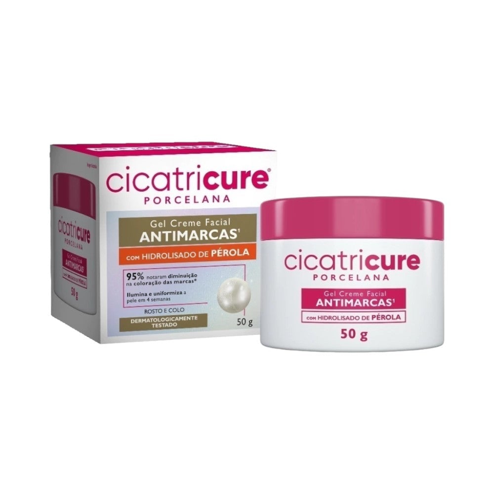 Gel Creme Facial Cicatricure Porcelana 50g