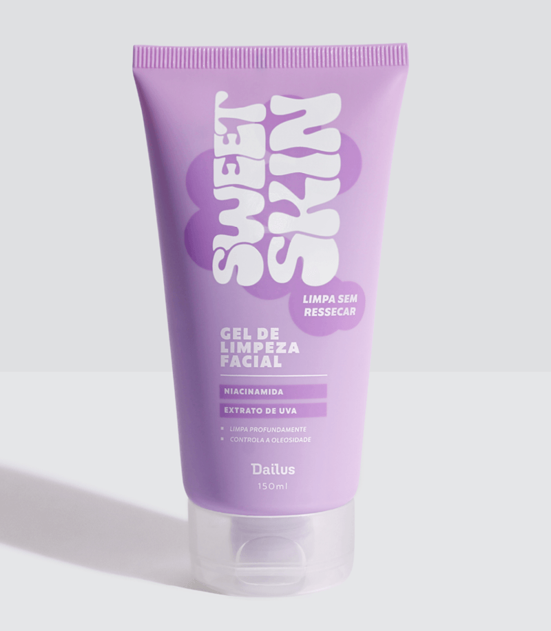 Gel de Limpeza Facial Dailus Sweet Skin 150ml