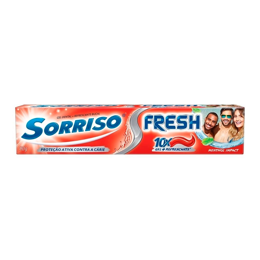 Gel Dental Sorriso Fresh Menthol Impact 90g