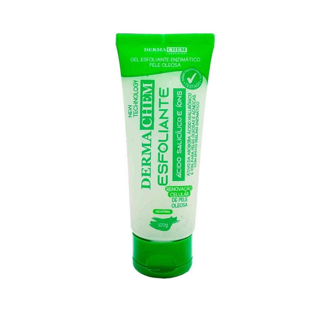 Gel Esfoliante Facial Dermachem Enzimático Pele Oleosa 100g