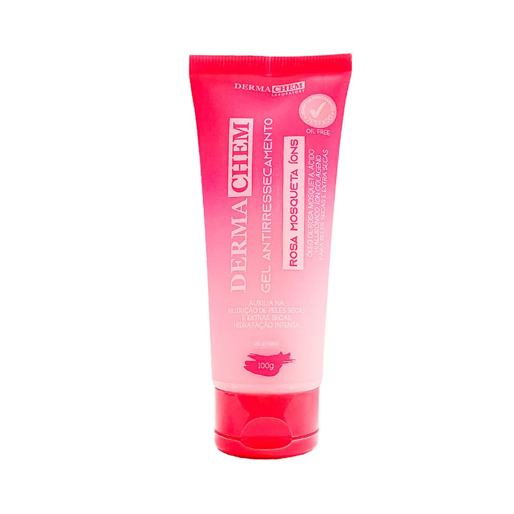 Gel Facial Dermachem Antirressecamento Rosa Mosqueta 100g