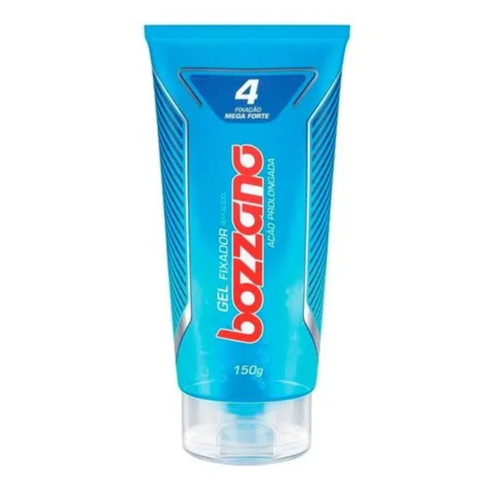 Gel Fixador Bozzano 150g Bisnaga Azul Fixação 4