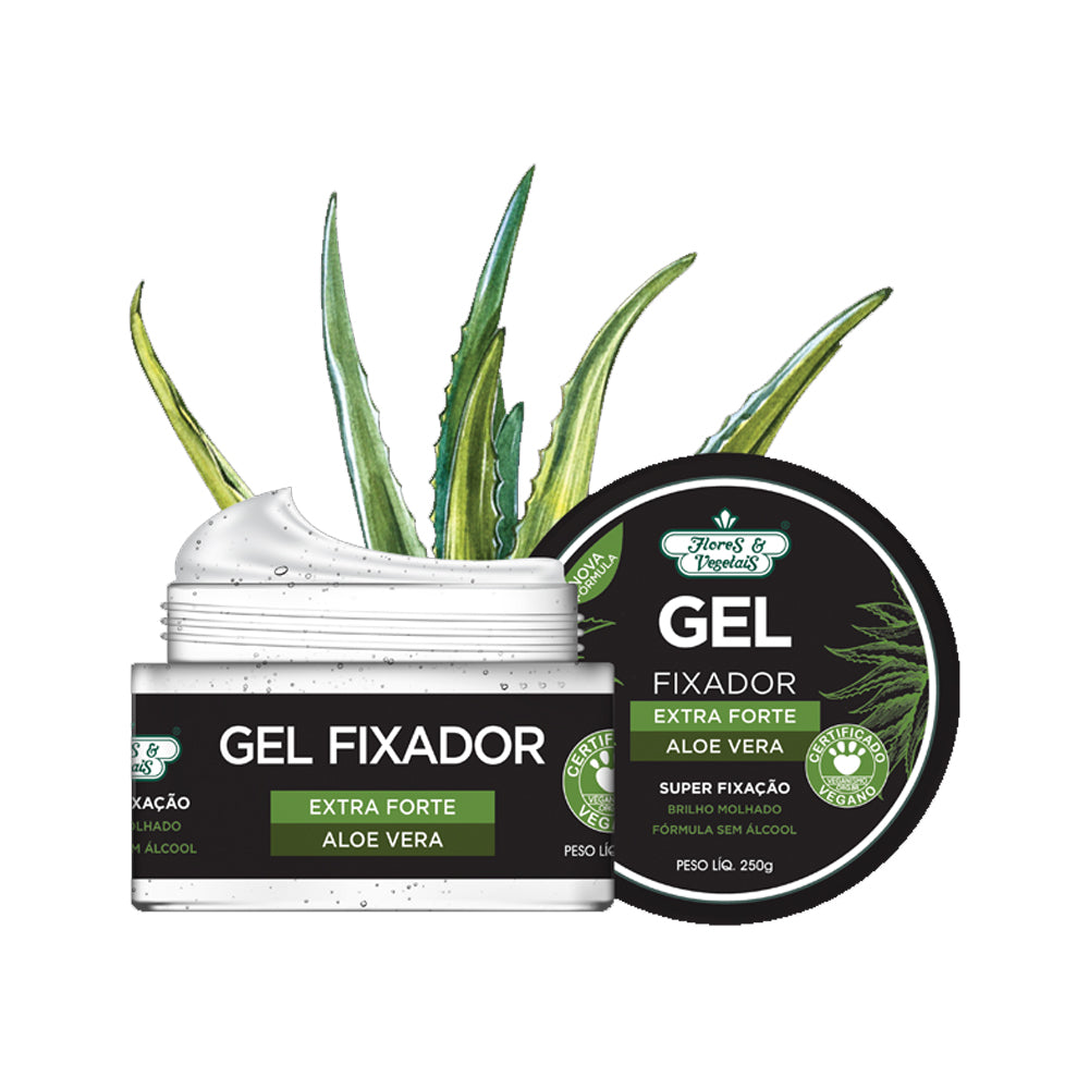 Gel Fixador Flores & Vegetais Tradicional Extra Forte 250g