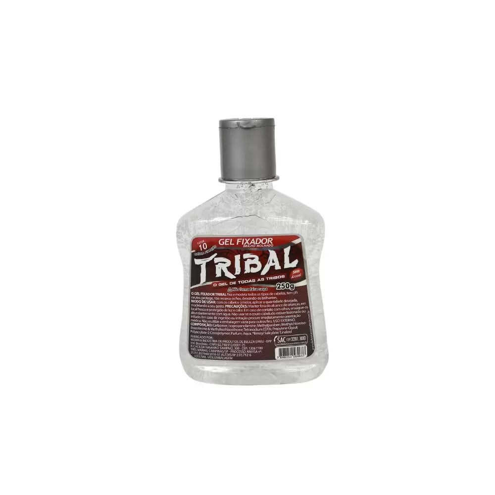 Gel Fixador Tribal Incolor Pote 250g