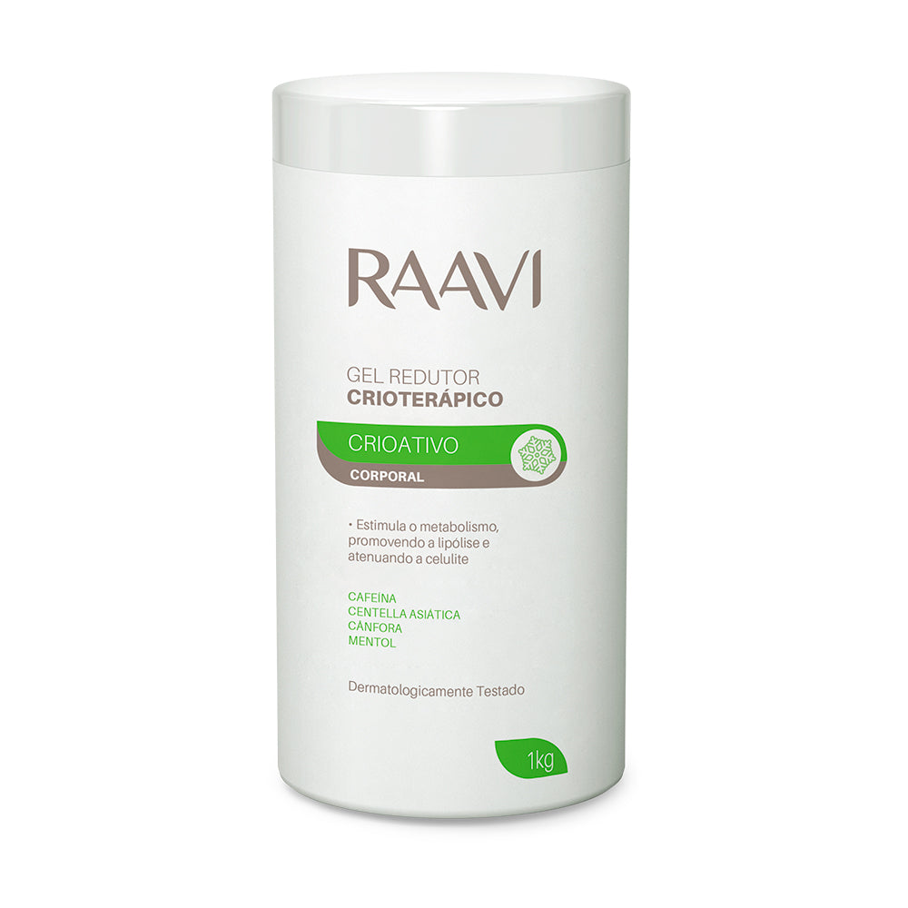 Gel Redutor Raavi Crioterápico Corporal Crioativo 1kg