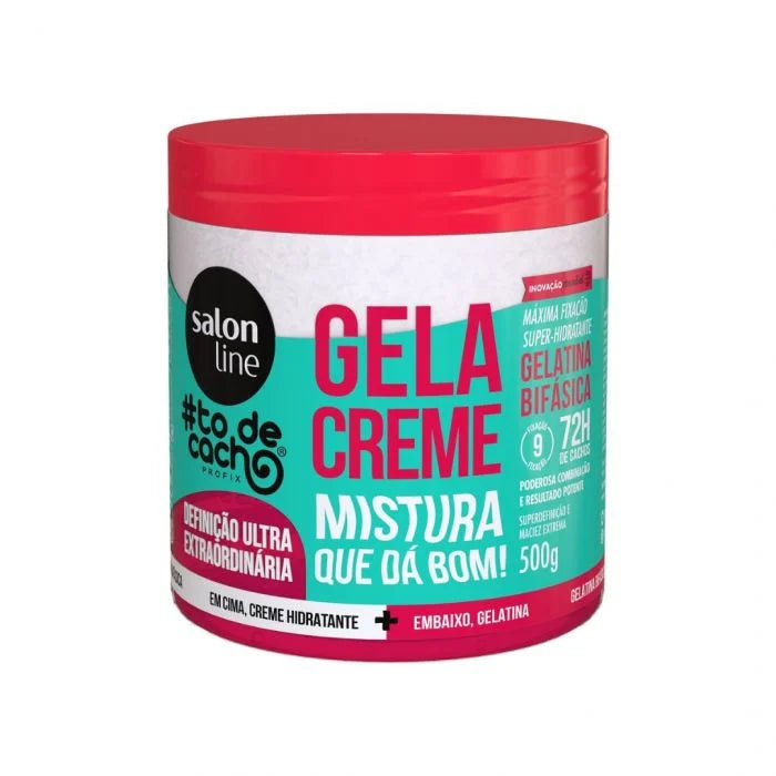 Gel Creme Fixador Salon Line #ToDeCacho Ultra Extraordinária Definição Ultra 500g