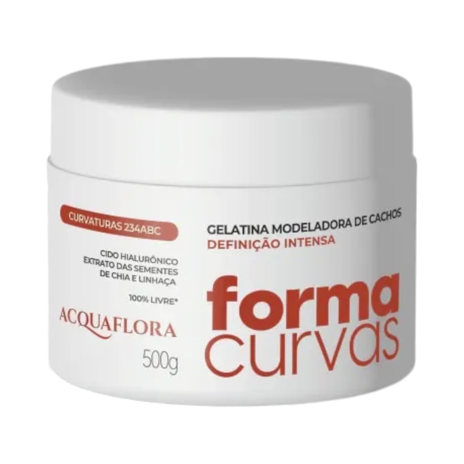 Gelatina Modeladora de Cachos Acquaflora Forma Curvas 500g