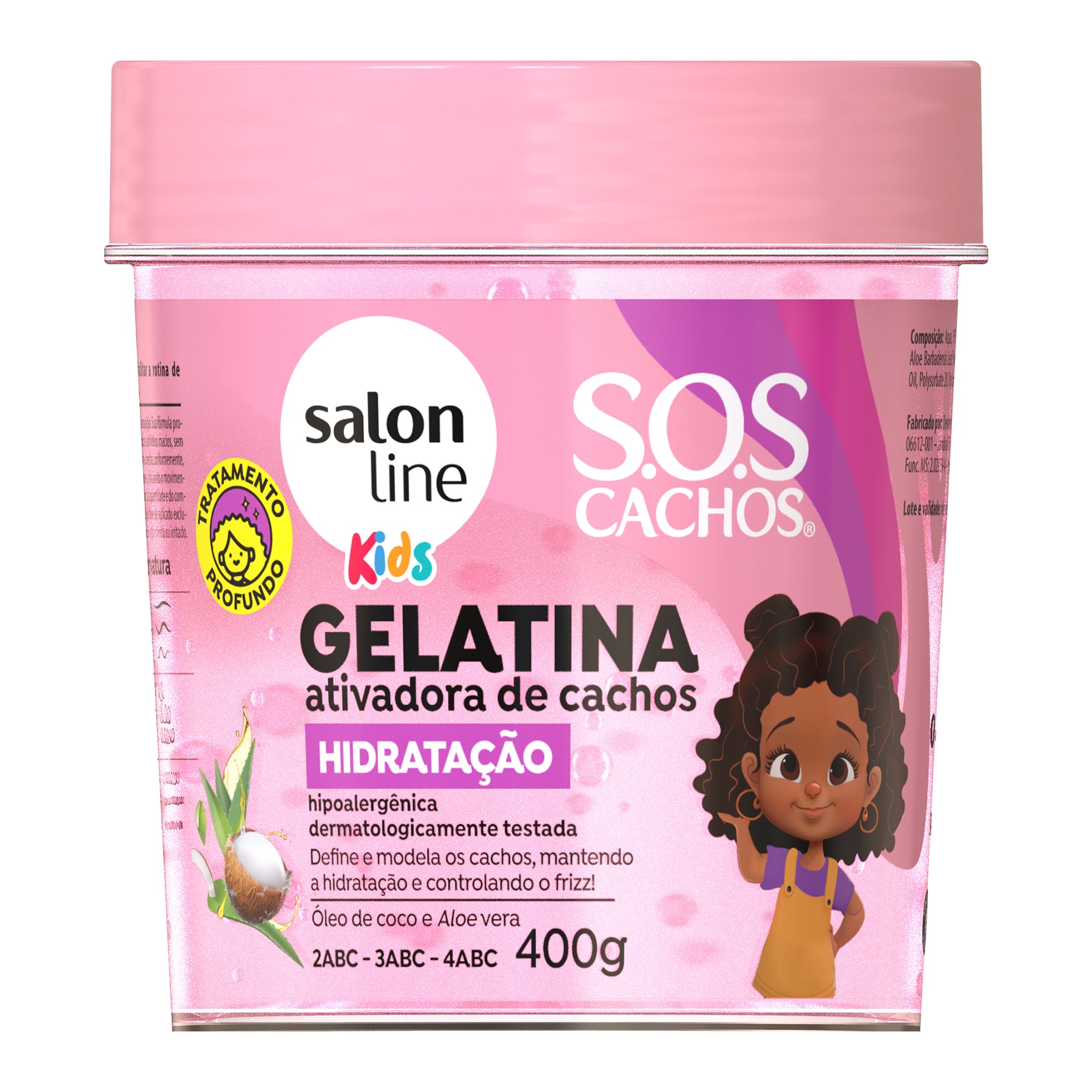 Gelatina Salon Line S.O.S Hidratação Kids 400g