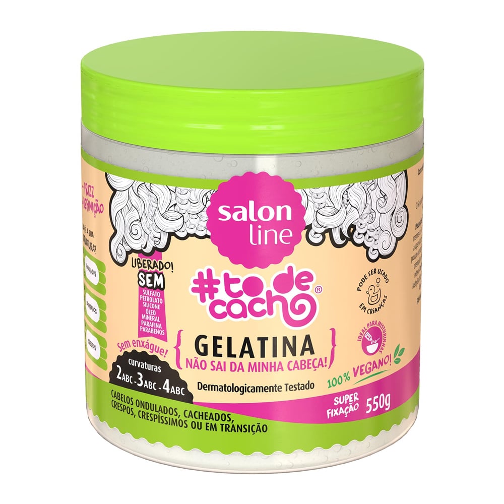 Gelatina Salon Line #ToDeCacho Super Definição 550g