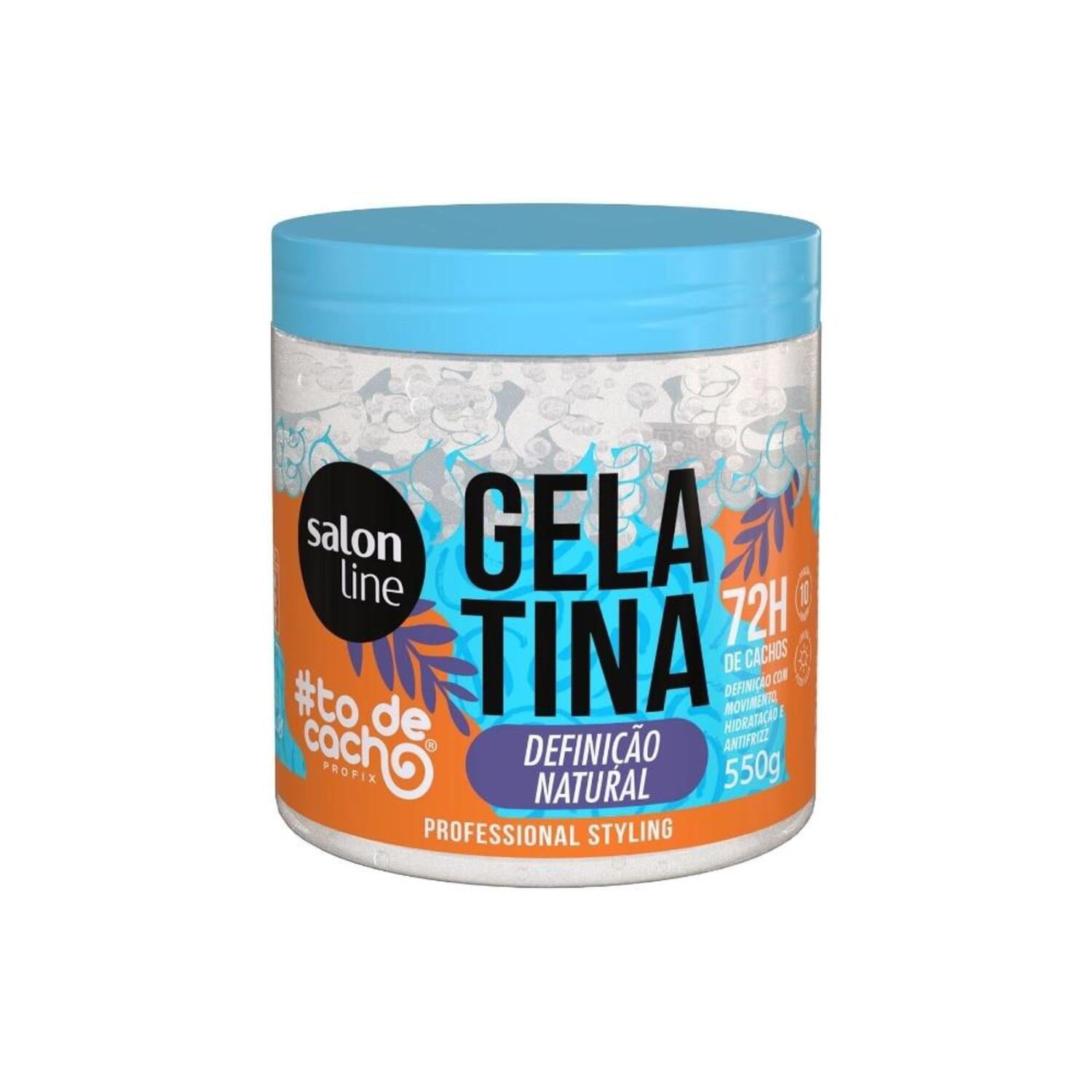 Gelatina Salon Line #ToDeCacho Definição Natural 550g