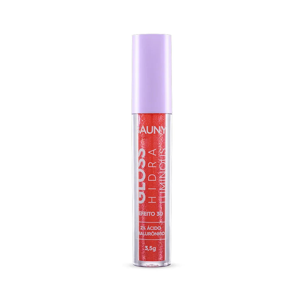 Gloss Labial Bauny Ruby Glow 3,5g