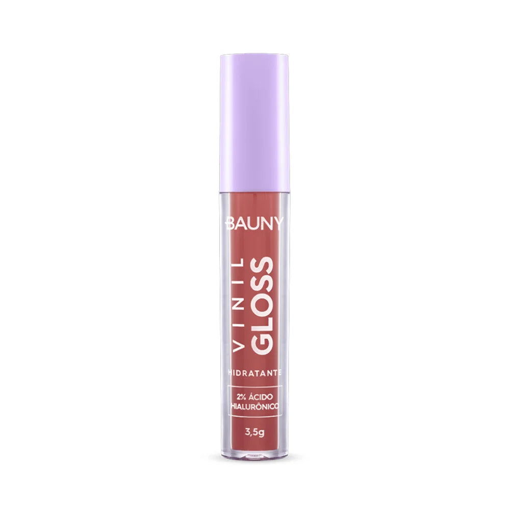 Gloss Labial Bauny Vinil Malva Frio Be Brave 3,5g
