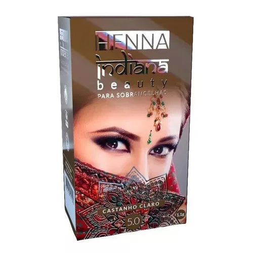 Henna Indiana Beauty Castanho Claro 1,1g