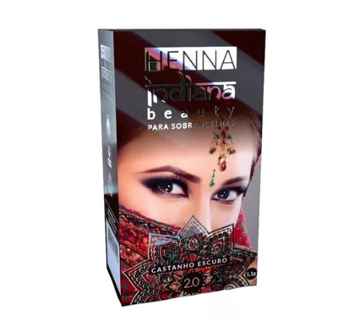 Henna Indiana Beauty Castanho Escuro 1,1g