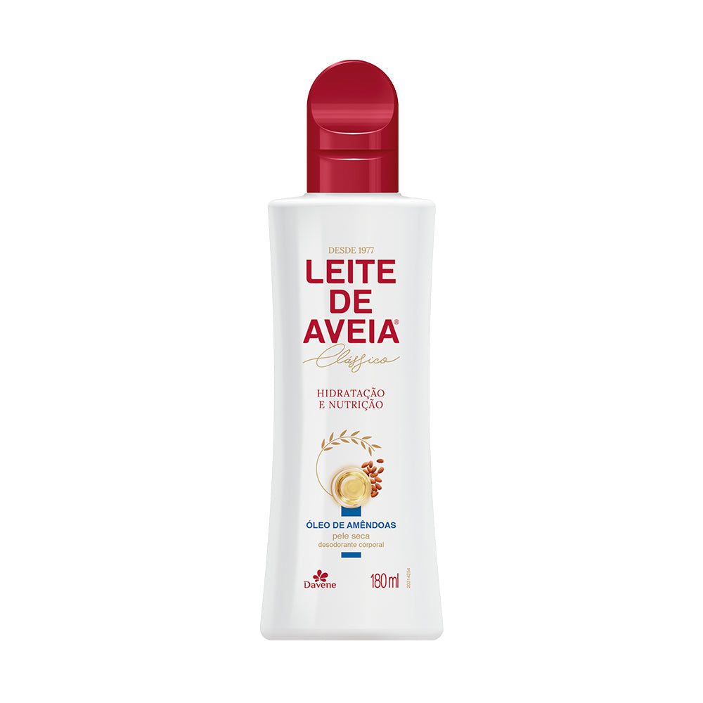 Hidratante Corporal Davene Leite de Aveia Amêndoas Pele Seca 180ml