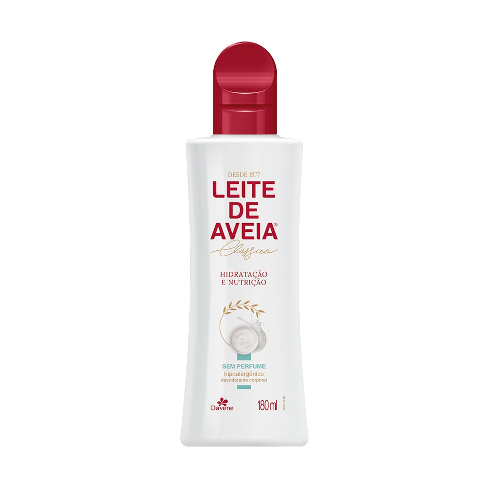 Hidratante Corporal Davene Leite de Aveia Hipoalergênico 180ml