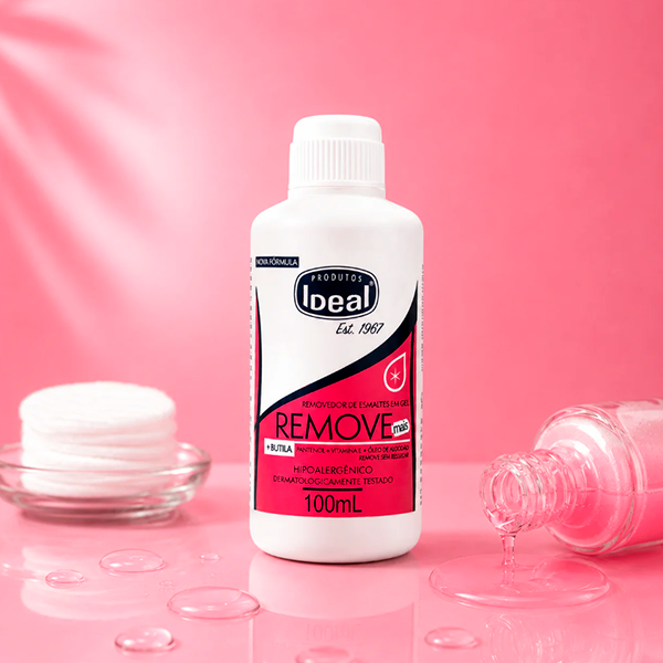 Removedor de Esmaltes em Gel Remove Mais 100ml