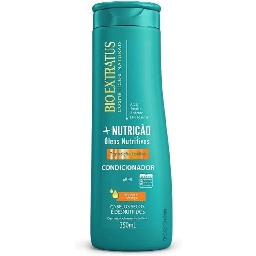 Kit Bio Extratus Mais Nutrição Shampoo + Condicionador 350ml + Máscara 90g