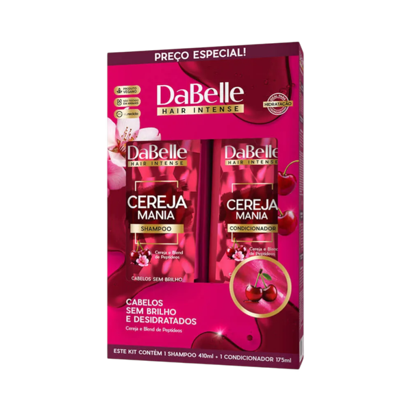 Kit DaBelle Shampoo 410ml + Condicionador 175ml Cereja Mania