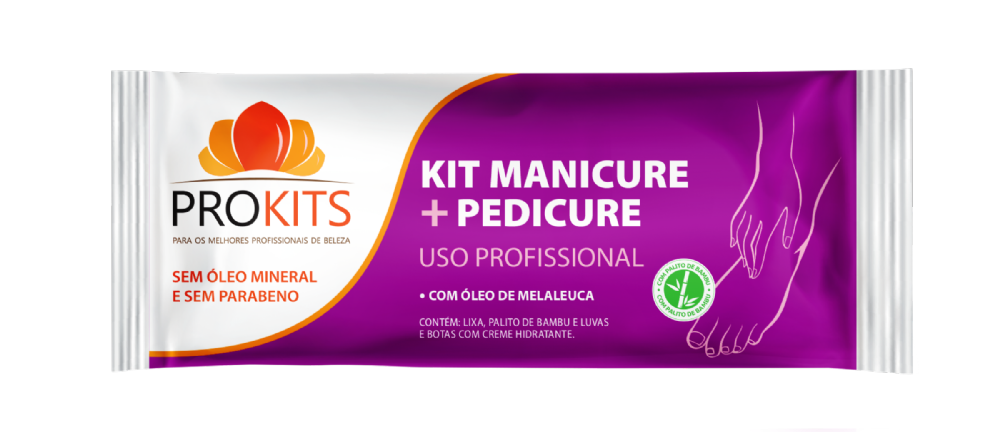 Kit de Manicure e Pedicure Prokits Uso Profissional