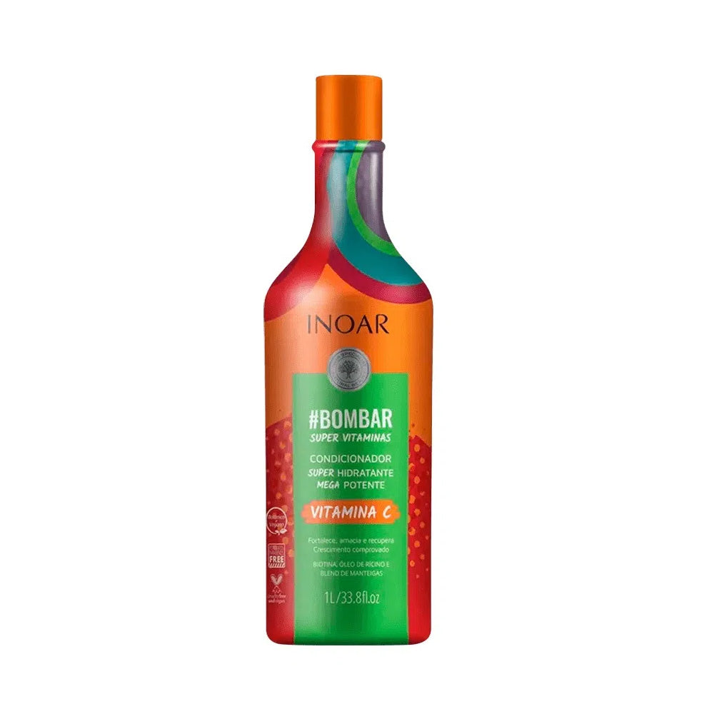 Kit Inoar Shampoo 1000ml + Condicionador 800ml Bombar