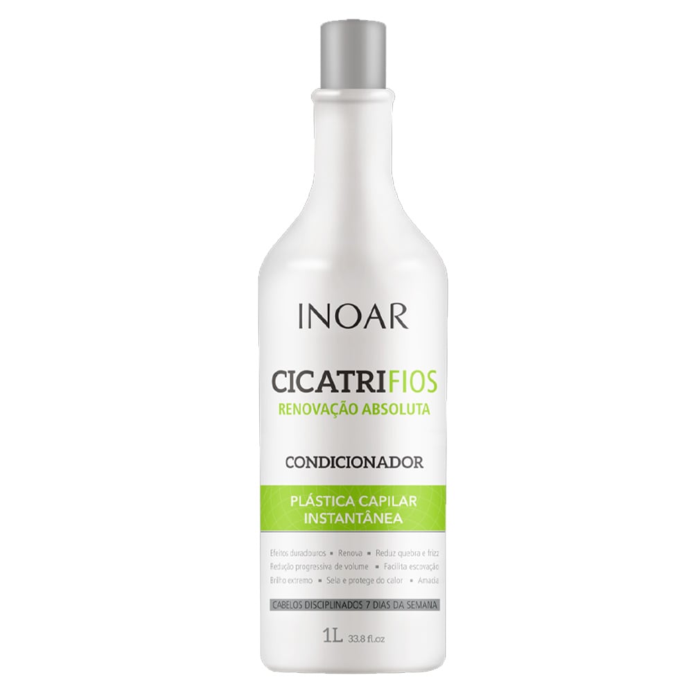 Kit Inoar Shampoo 1000ml + Condicionador 800ml Cicatrifios