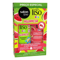 Kit Salon Line Meu Liso Shampoo 300ml + Condicionador 200ml Melancia Kids