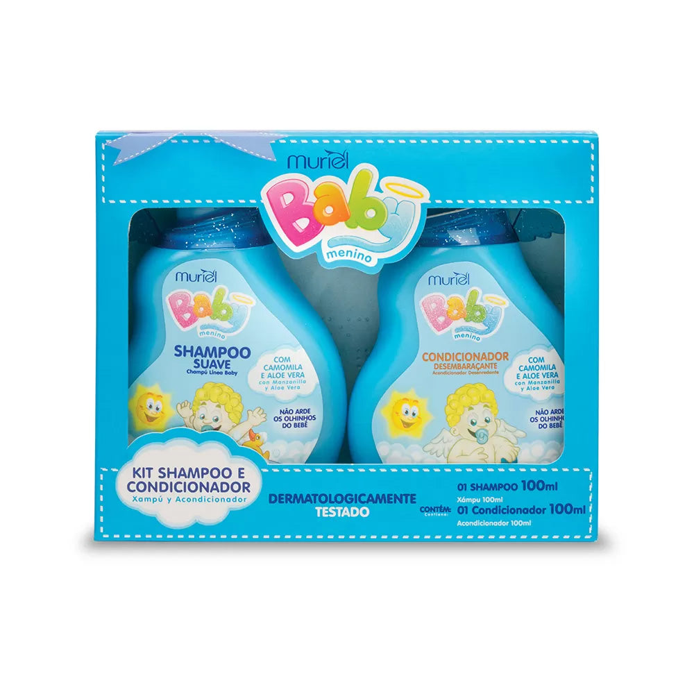 Kit Muriel Shampoo + Condicionador Infantil Menino 100ml