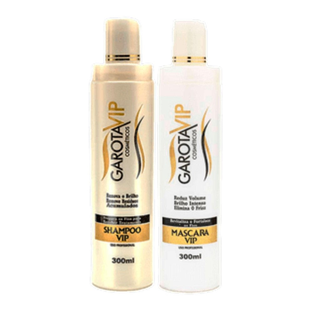Kit Progressiva Garota Vip Shampoo 300ml + Máscara 300ml